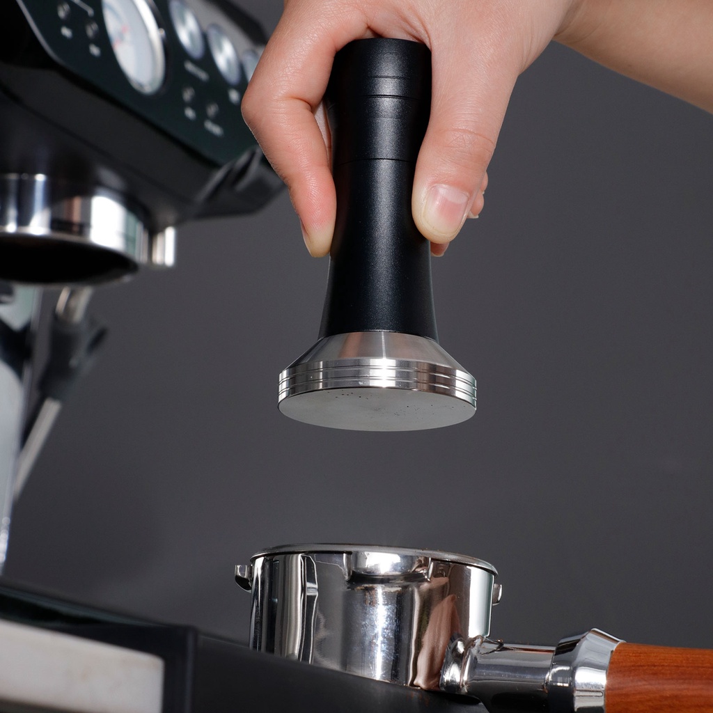 Dụng cụ nén cà phê Shamjina bằng hợp kim nhôm 51mm/53mm/58mm htiện lợi cho barista quầy bar