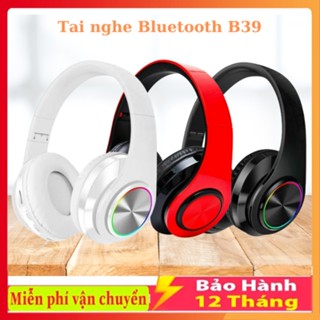 Tai nghe Bluetooth V5.0 không dây B39 LED âm thanh siêu trầm , bảo hành 12 tháng