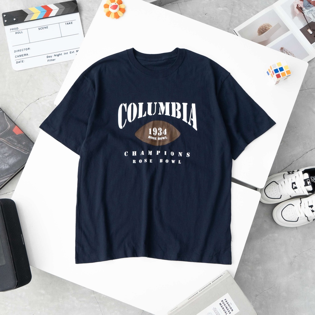 ÁO PHÔNG COL.UM.BIA LOGO CHAMPION ROSE BOWL PHONG CÁCH BASIC