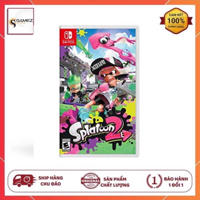 Game Splatoon 2-Cho Máy Nintendo Switch