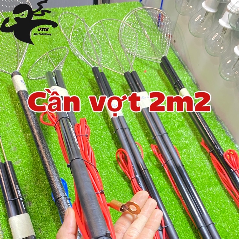 bộ cần vợt 2m2( 1 cần vợt, 1 cần chĩa)