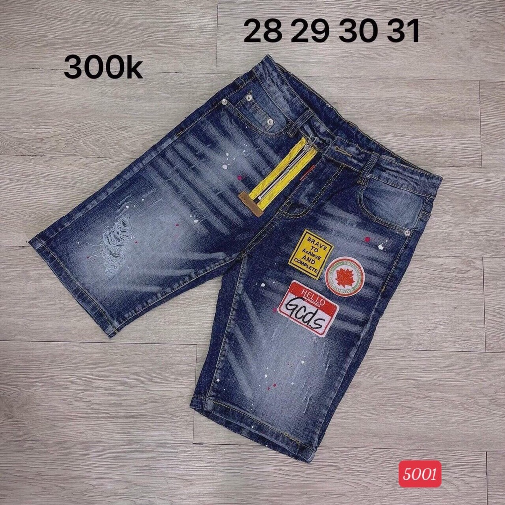 **8 MẪU QUẦN SHORT JEAN THÊU NAM CAO CẤP BAO DÀY, ĐẸP CHẤT LƯỢNG Y HÌNH HÀNG CHUẨN SHOP ( ĐƯỢC ĐỔI TRẢ )