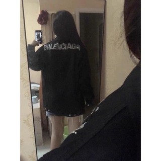 ÁO BÒ BALENCIAGA ĐÍNH ĐÁ (kèm ảnh thật)