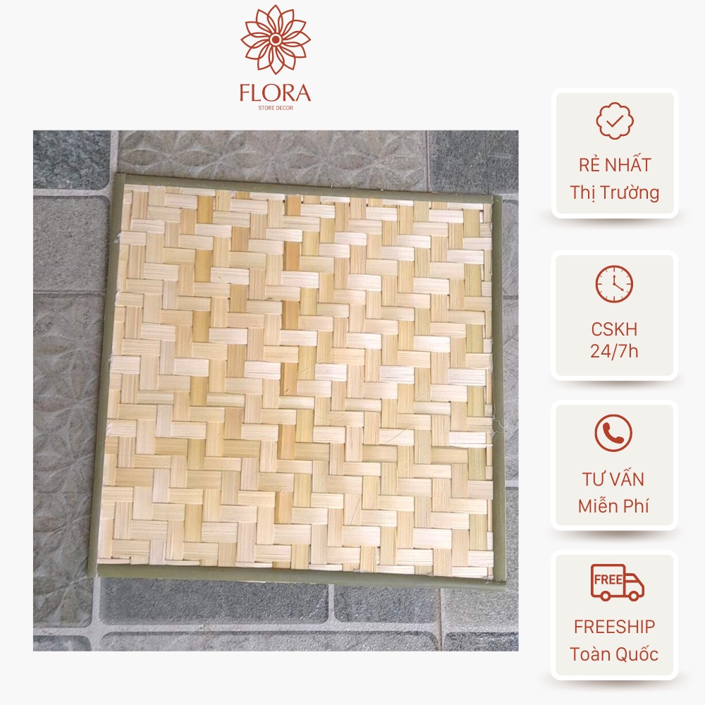 phên tre, tấm tre đan trang trí decor tết, góc mầm non, làm khánh, biểu ngữ, vỉ tre hấp. Sỉ sll