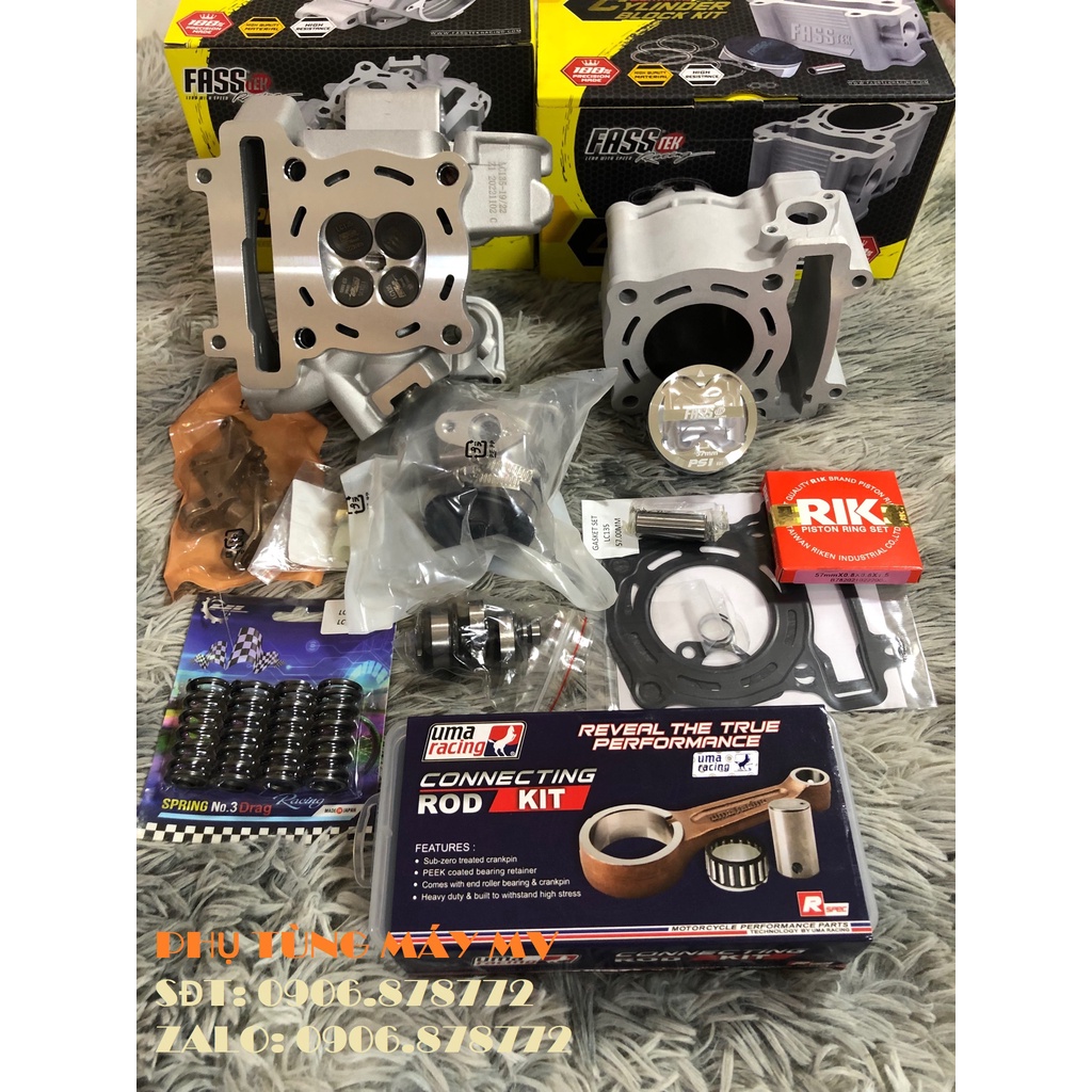 Combo 57zz bền nhẹ touring dành cho xe Ex135/150. Yêu Thích ❤️❤️❤️