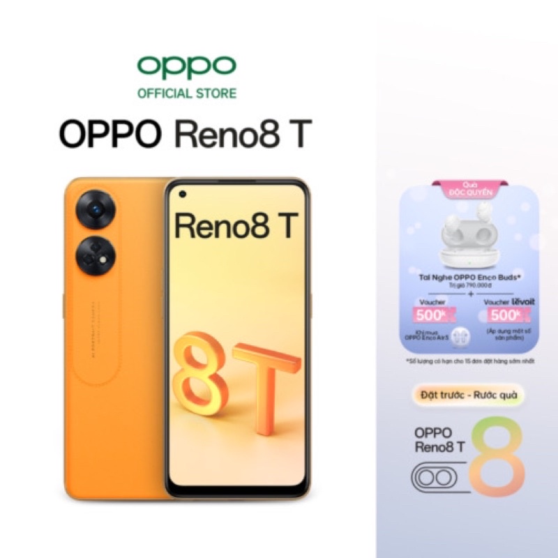 Điên thoại Oppo RenO8T hàng chính hãng