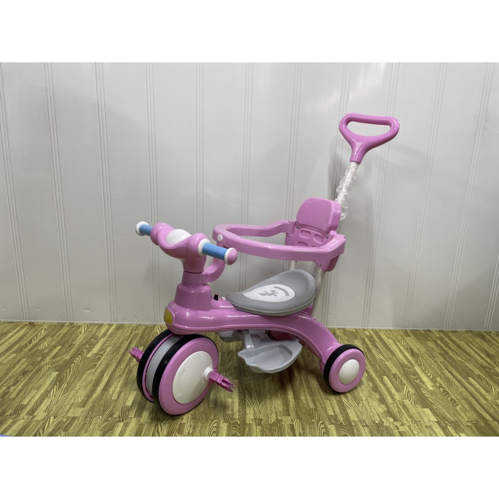 XE BA BÁNH CÓ CÁN ĐẨY PHÁT NHẠC CHO BÉ