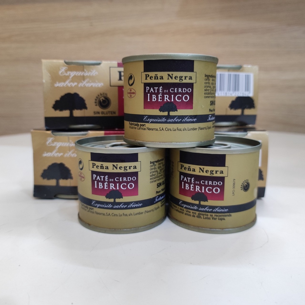 HÀNG NHẬP KHẨU!!Set 3 hộp pate gan heo Tây Ban Nha Iberico Negra 3*83g