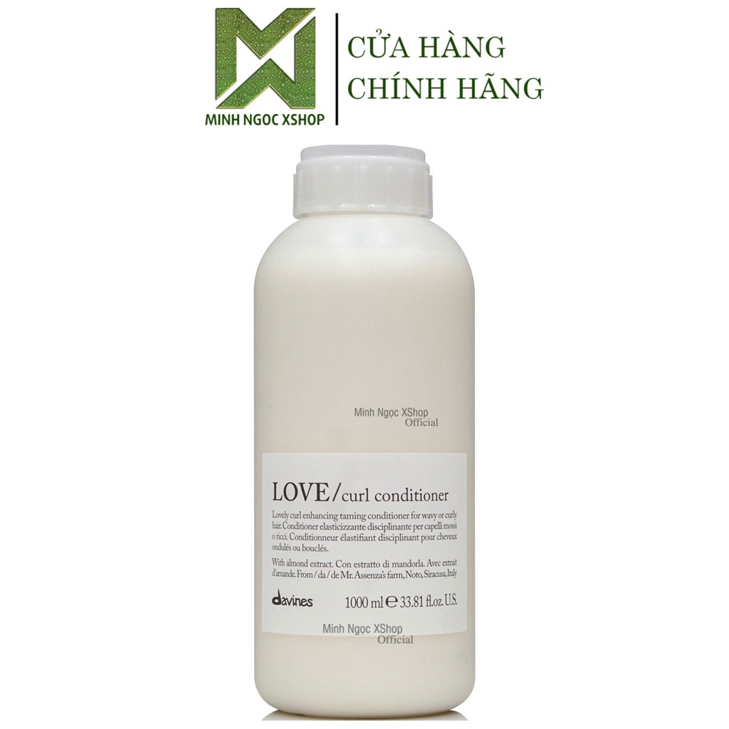 Dầu xả kiểm soát sóng xoăn Davines Love Curl Conditioner 1000ML