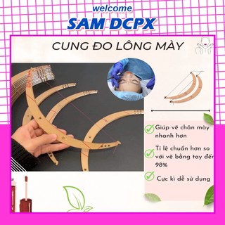 Cung đo lông mày chuẩn eyebrows dùng trong phun xăm | sam dcpx