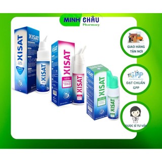 ✅ Xịt mũi XISAT cho người lớn & em bé giúp làm thông thoáng mũi chai 75ml