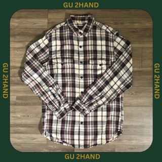 Áo sơ mi flannel 2hand chụp thật