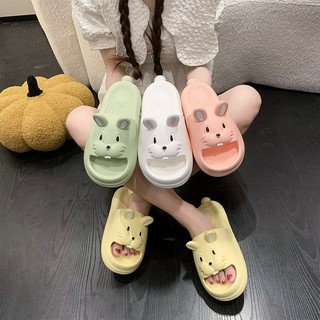 Dép lê bánh mì thỏ rabbit, dép quai ngang nữ chất liệu EVA đúc nguyên khối đi êm, siêu nhẹ 3TDEP