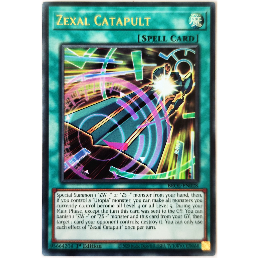 [Thẻ Yugioh] Zexal Catapult |EN| Ultra Rare