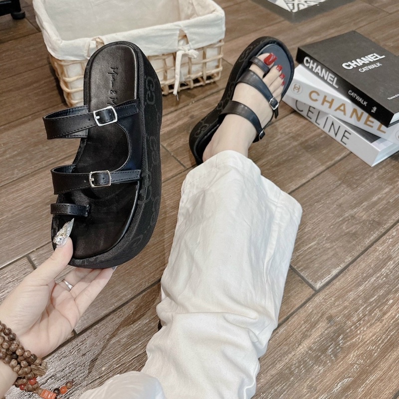 DÉP XỎ NGÓN KIỂU QUAI NỊT ĐẾ BÁNH MÌ 7 PHÂN SIÊU HOT