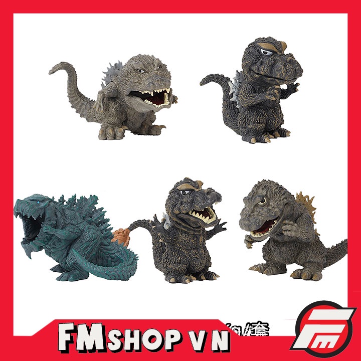 [FMSHOPVN] MÔ HÌNH QUÁI VẬT GODZILLA CHIBI MẬP MÔ HÌNH KHỦNG LONG CỔ ĐẠI NĂNG LƯỢNG