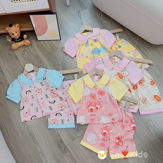 HOT TREND - Đồ Bộ PIJAMA bé gái THÔ ĐŨI siêu mềm