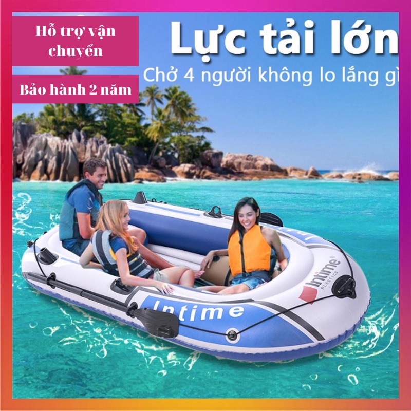 Thuyền cao su bơm hơi INTIME, Xuồng hơi dã ngoại chứa 5-6 người