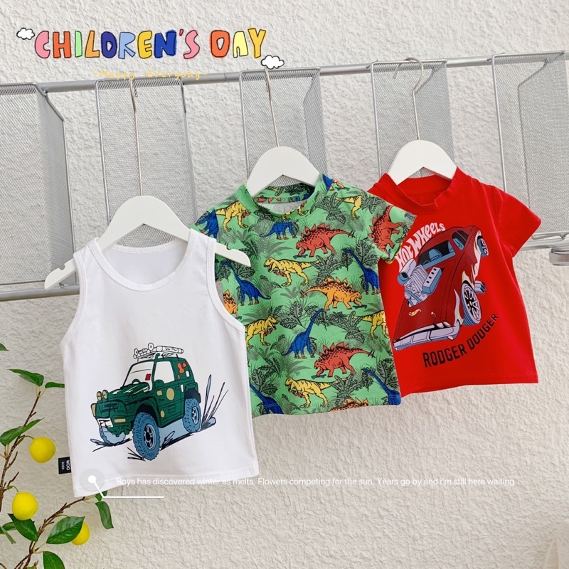 Set 3 áo cotton cho bé