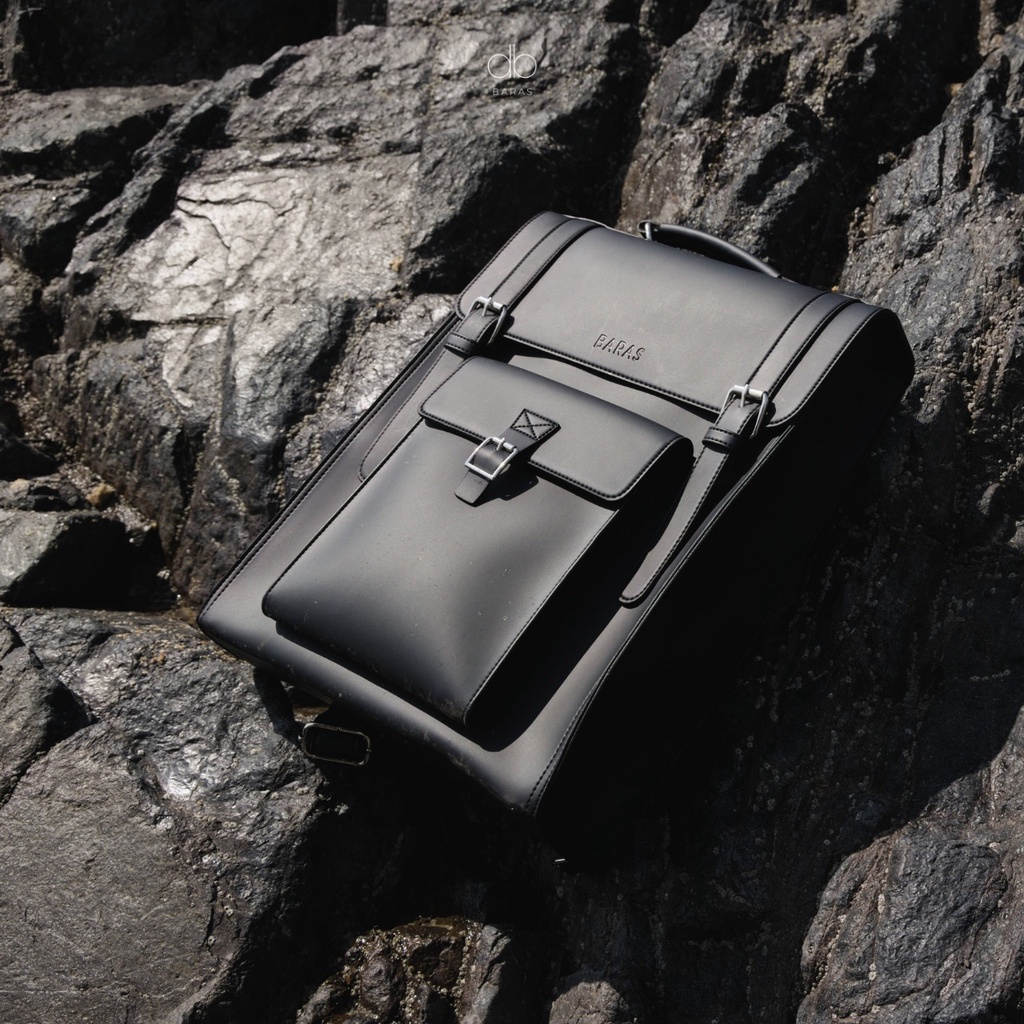 Balo da thời trang nam nữ Finn Backpack - BARAS VIETNAM - Balo da nam