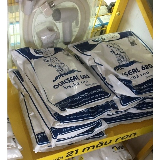 1KG - QUICSEAL 620 - KEO CHÀ RON GỐC XI MĂNG 1TP
