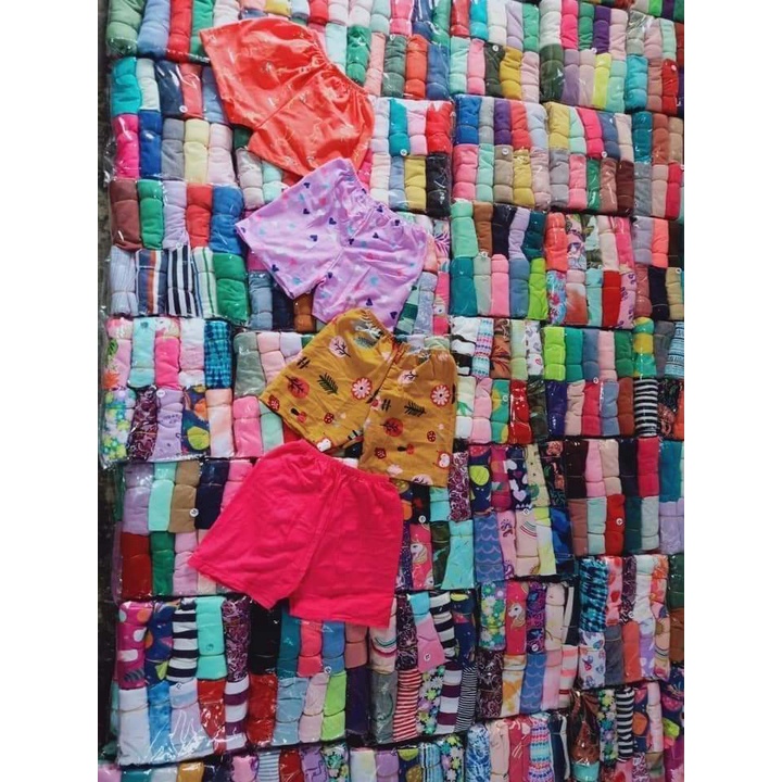Quần Đùi, Quần Chục Cotton Co Giãn, Thấm Hút Mồ Hồi Tốt Cho Bé Trai, Bé Gái
