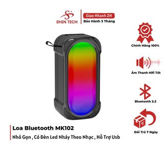 Loa bluetooth mini mk102 nhỏ gọn tiện lợi