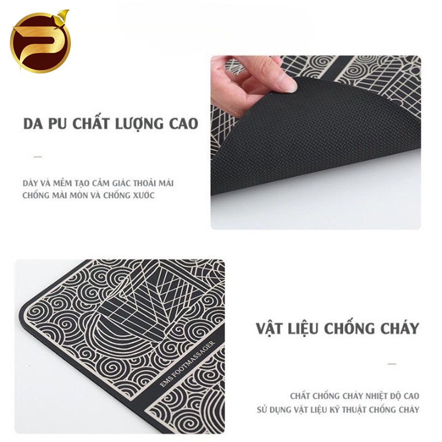 Máy Massage Chân, Đệm Massage Chân, Thảm Massage Chân, Máy Matxa Chân EMS 8 Chế Độ, 19 Cường Độ Giảm Đau Nhức, Mệt Mỏi