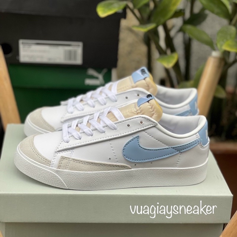 Giày sneaker blazer móc xanh dương thấp cổ