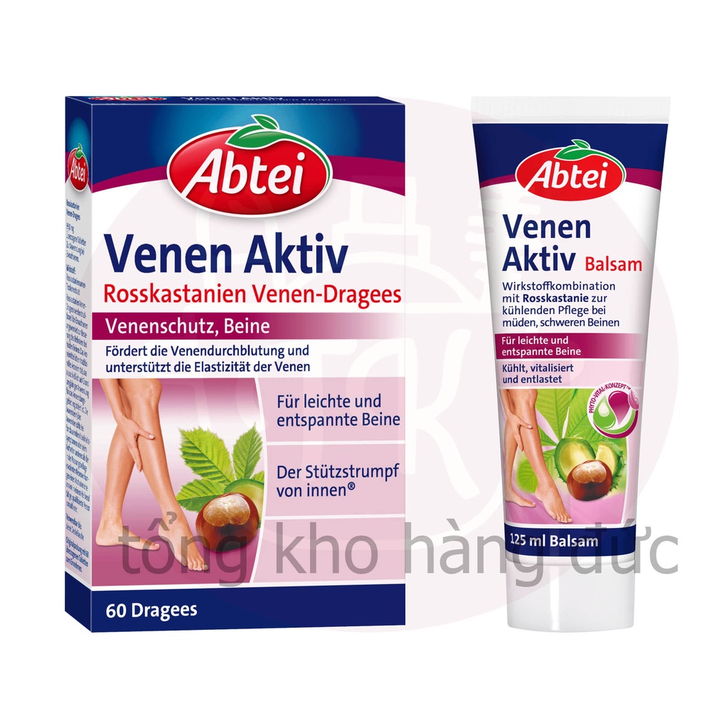 Kem bôi chống giãn tĩnh mạch Abtei Venen Aktiv