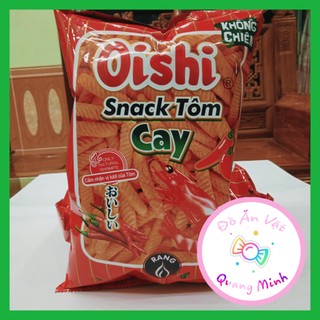 Bim bim Oishi Snack tôm cay gói siêu to khổng lồ 68 g giòn cay thơm ngon,đồ ăn vặt cổng trường hot nhất