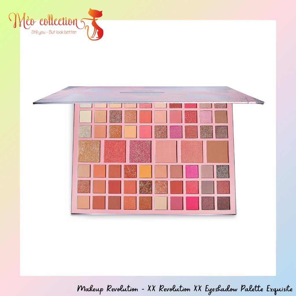Bảng phấn mắt Makeup Revolution - XX Revolution XX Eyeshadow Palette Exquisite 66 ô