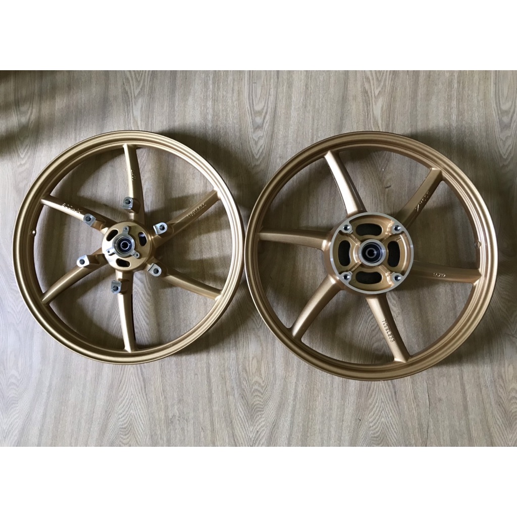 MÂM VÀNH ĐÚC 6 CÂY RCB HONDA WINNER V X BẢN 1.6*17 TRƯỚC SAU GẮN ZIN THEO XE KHÔNG CHẾ CHÁO