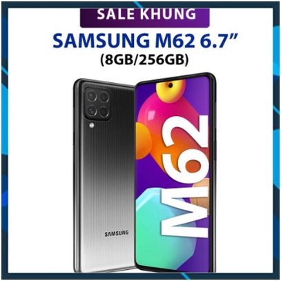 Điện thoại SAMSUNG M62 6.7"   - New 100% FullBox . Chính Hãng SSVN . Bảo Hành 12 Tháng .
