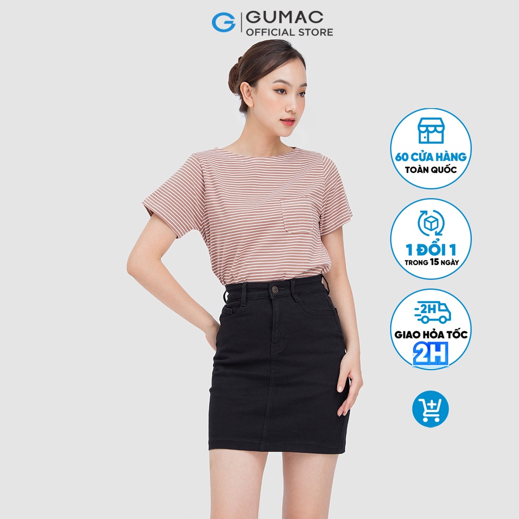 Áo thun sọc kiểu ATC05046 - ATC05047 thời trang GUMAC