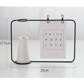 Set lọ hoa khung ảnh để bàn trang trí