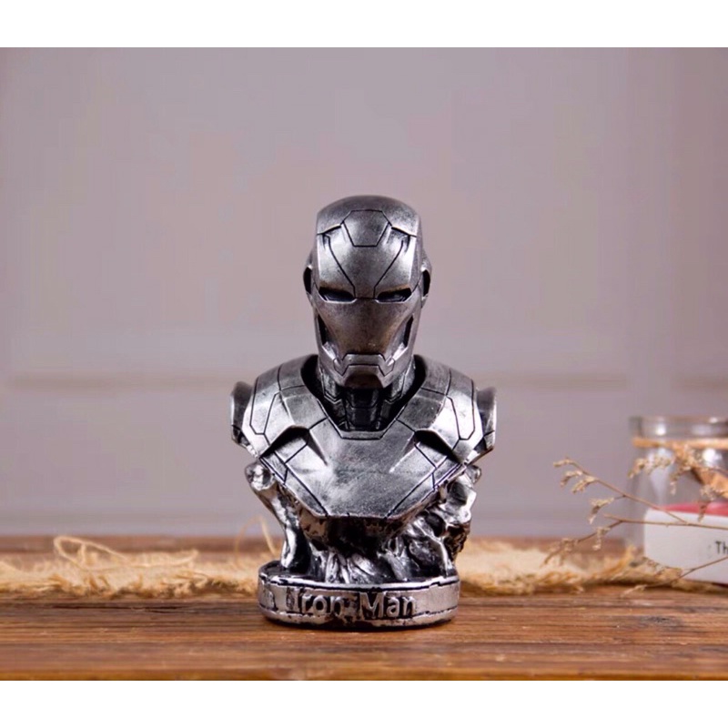 Mô hình iron man cao 18cm, đồ chơi maval,trang trí nhà cửa kệ bàn,làm quà tặng siêu chất