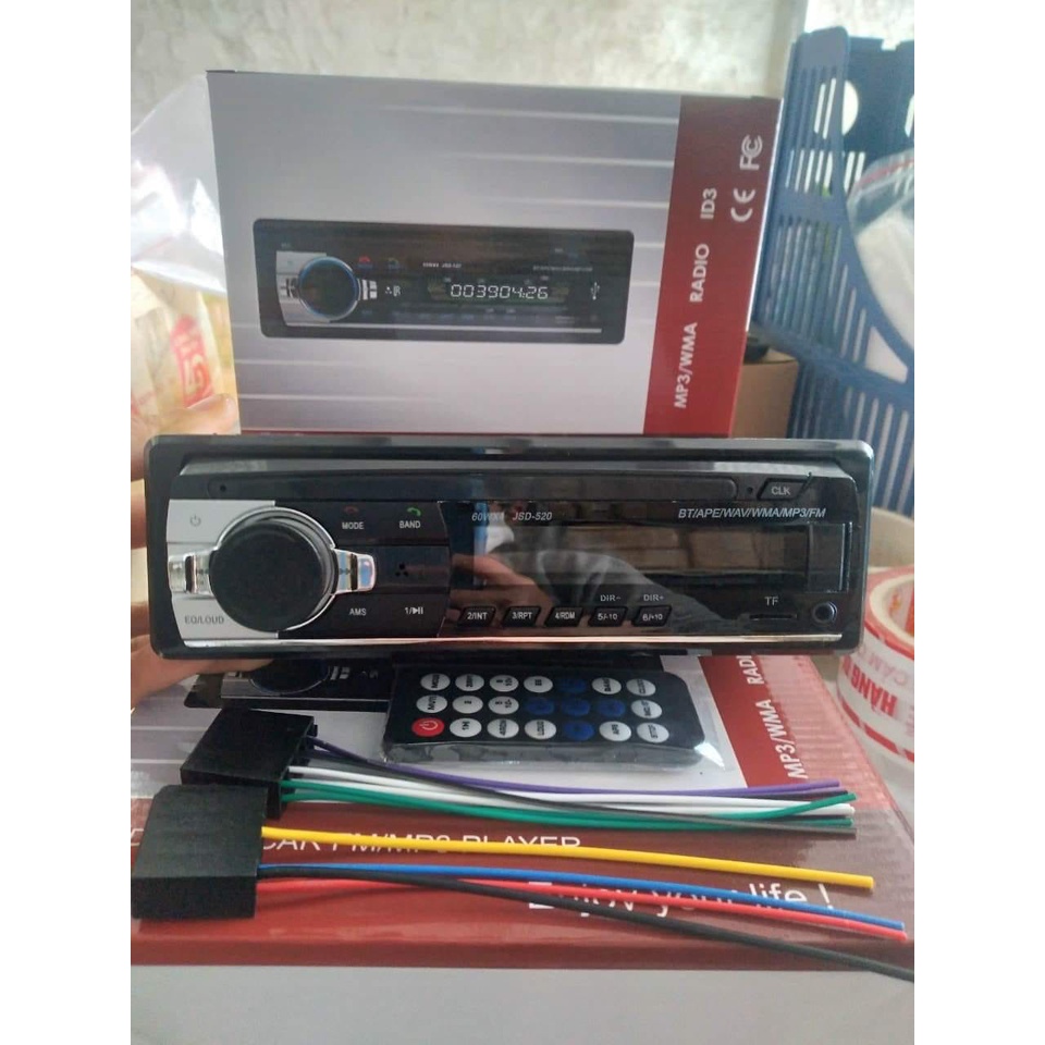 Đài máy nghe nhạc, mp3, đài bluetooth, điện 12V - 24V