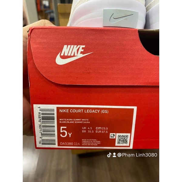 Giày NIKE size 37.5 mua 1tr4 pass 800k new fullbox