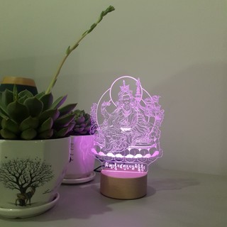 Đèn 3D Ngài Liên Hoa Sanh