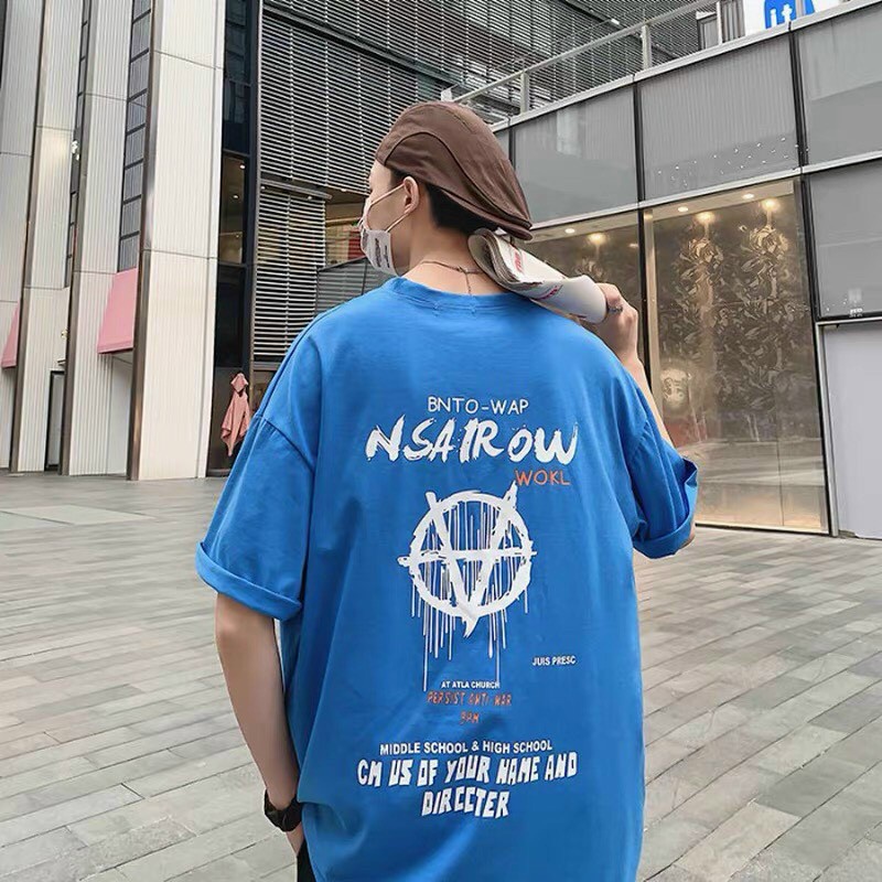 Áo thun unisex tay lỡ mùa hè nhiều mẫu nhiều màu thời trang teen kèm video