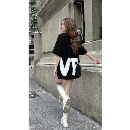 ÁoPhông Nữ LOVE Burbery. Áo Phông Nam Nữ In Chữ Love Siêu Hot.