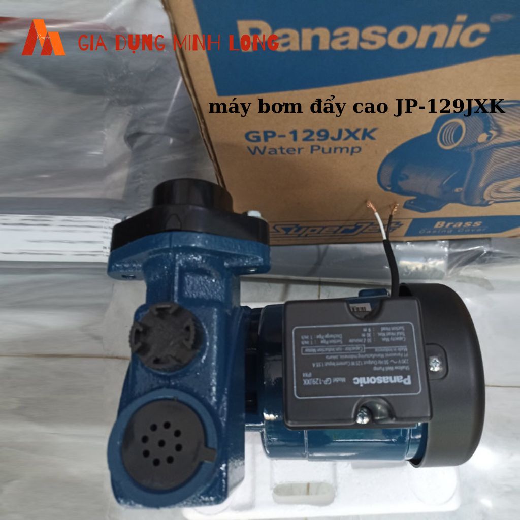 Máy bơm đẩy cao Panasonic GP-129JXK - Động cơ lõi đồng 100% - Hàng chí