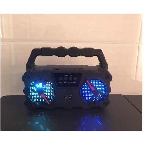 Loa bluetooth mini SKD106 kèm 01 mic karaoke - Bảo hành chính hãng 6 Tháng | BigBuy360 - bigbuy360.vn