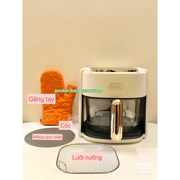 Chính hãng - Nồi chiên không khí Bolali 4,5L
