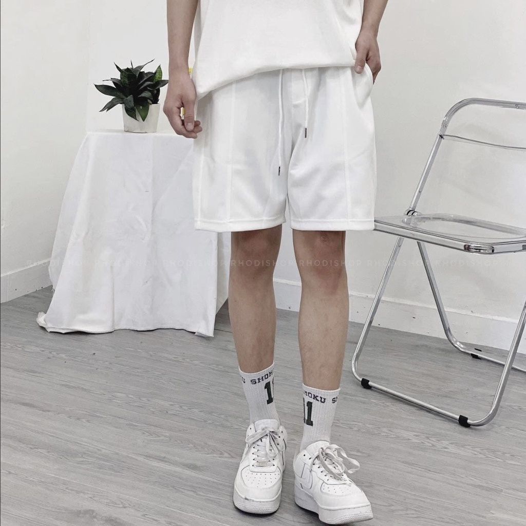 Quần Short Unisex Basic thể thao phong cách Hàn Quốc nam nữ mặc cực chất | BigBuy360 - bigbuy360.vn