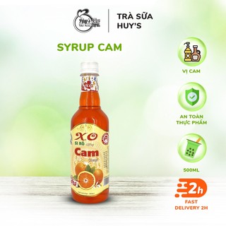 Siro, syrup vị cam x.o chai 500ml