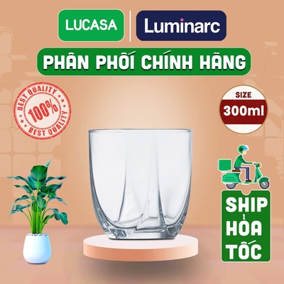 Ly Thủy Tinh Luminarc Eiffel 300ml - Loại Thấp L0169 | Phân Phối Chính Hãng
