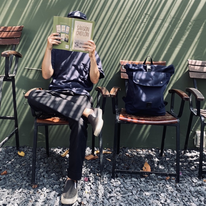 Ba lô nam nắp gập Balo Ông ba bị by Loaf Design