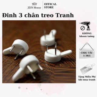 Đinh treo tranh không cần khoan tường | tranh số hóa/mã đáo thành công - tranh treo tường phòng ngủ/ khách -